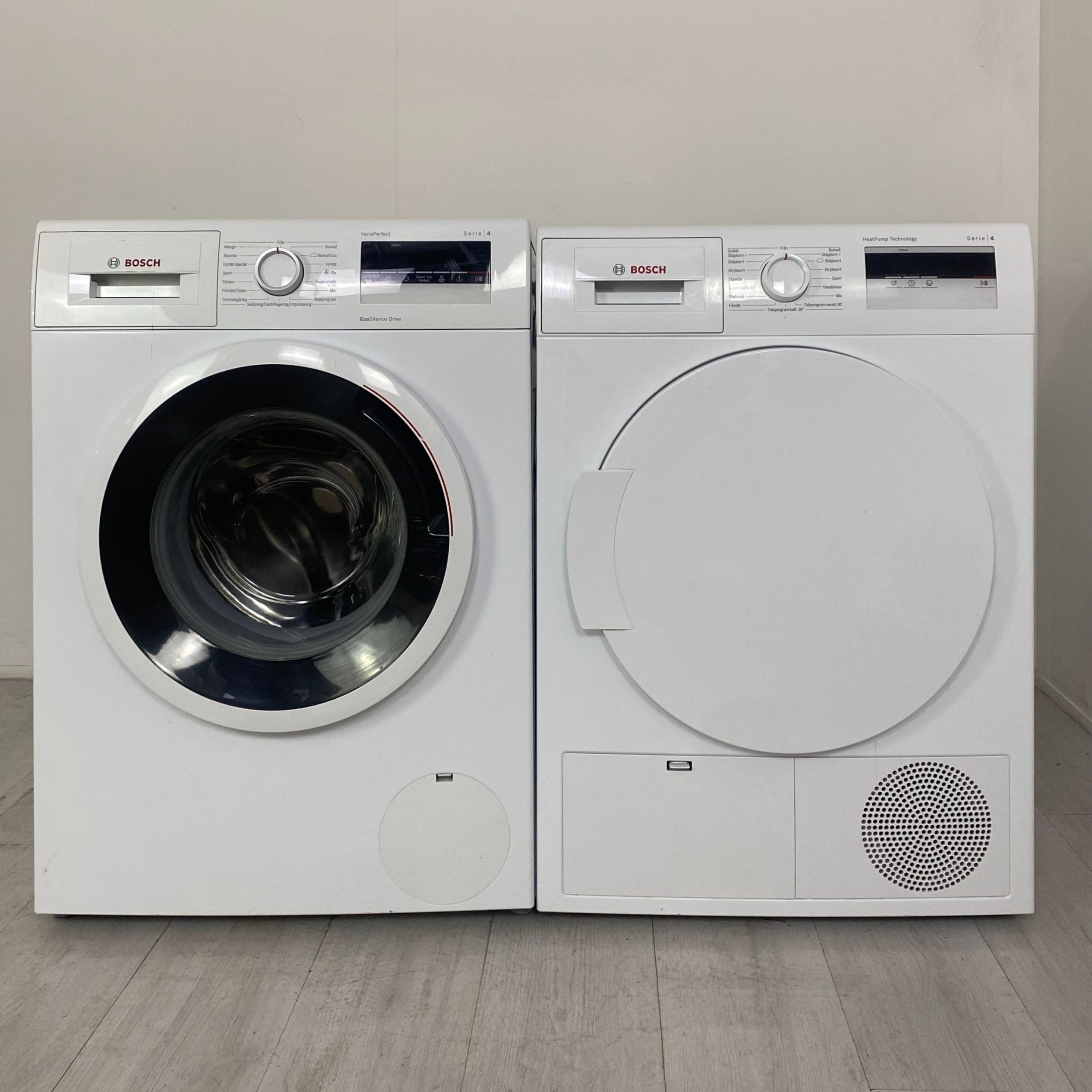 BOSCH Tvätt/tork-set WAN282M8SN/WTH83007SN W9724