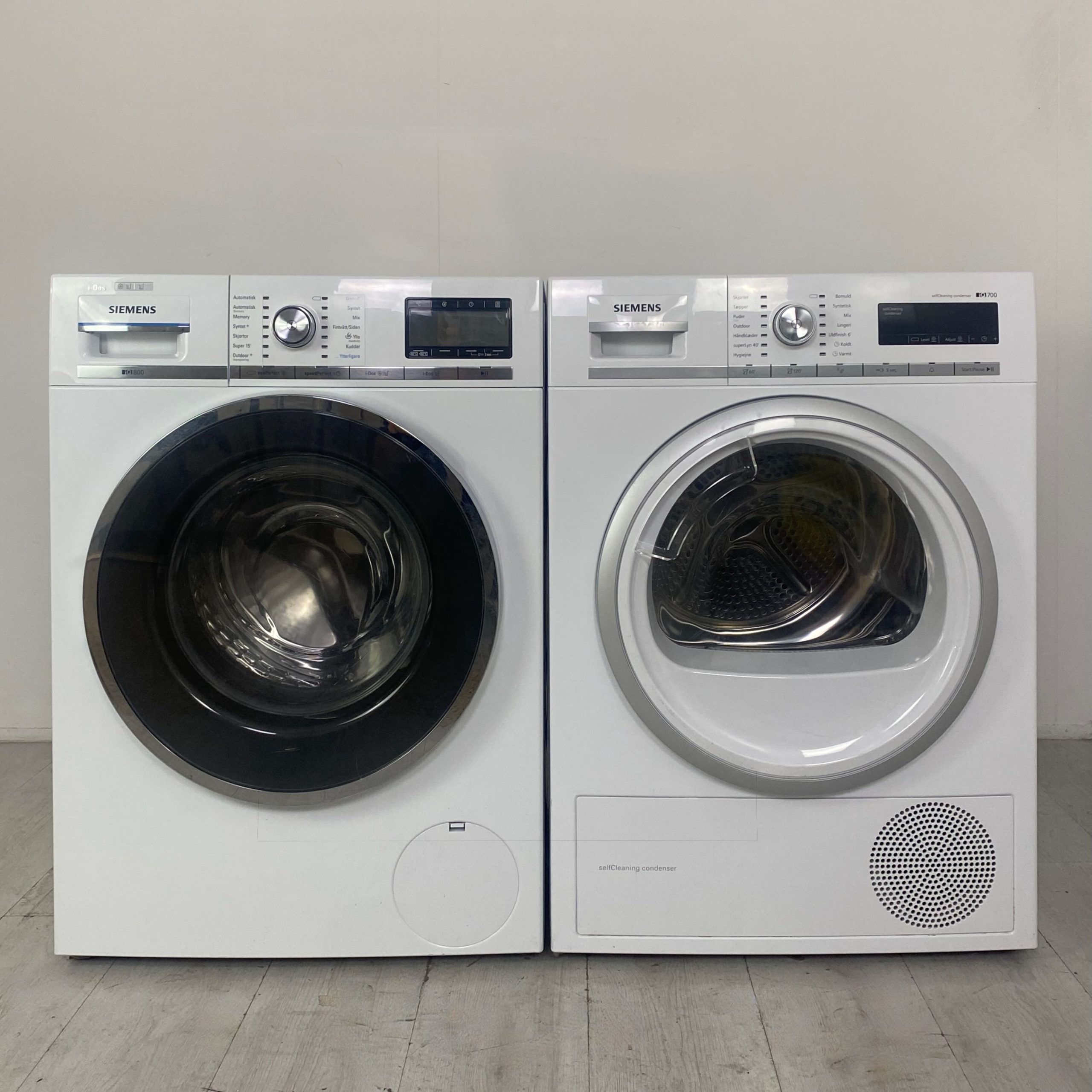 SIEMENS Tvätt/tork-set WM16Y890DN/WT47W568DN W9727