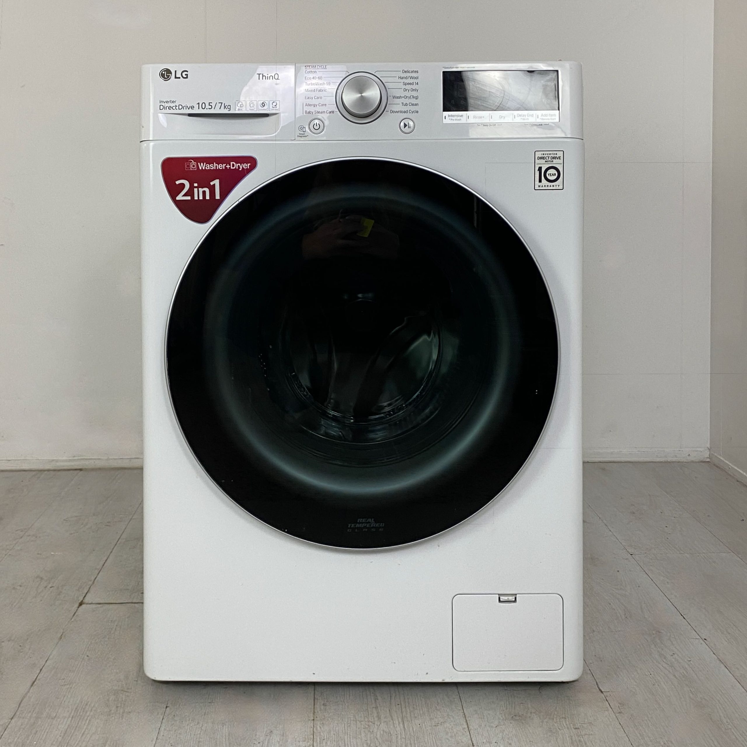 LG Tvätt/tork-kombi F4DV710S1WE W9741