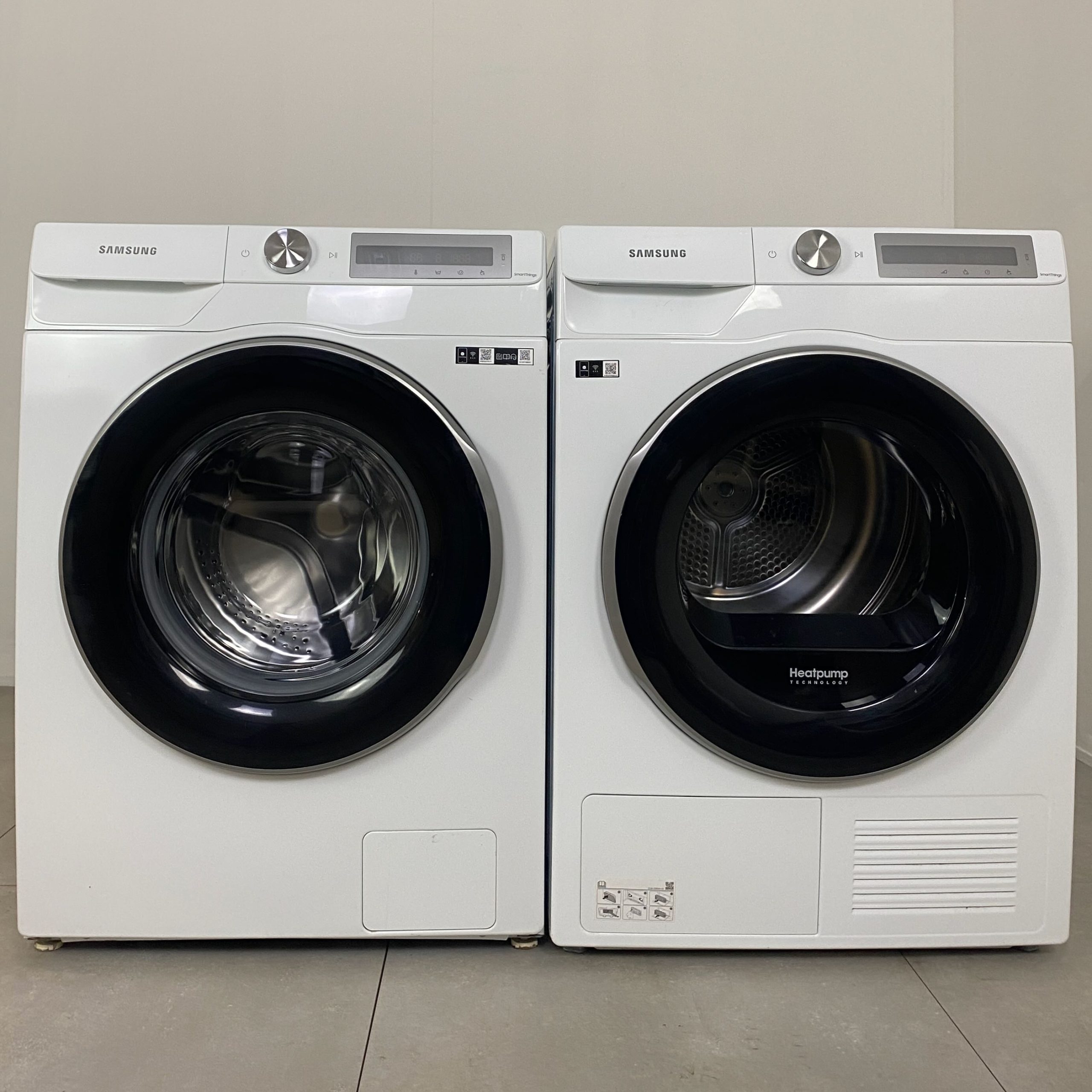 SAMSUNG Tvätt/tork-set WW80T634CLH/DV90T6240LH K1486