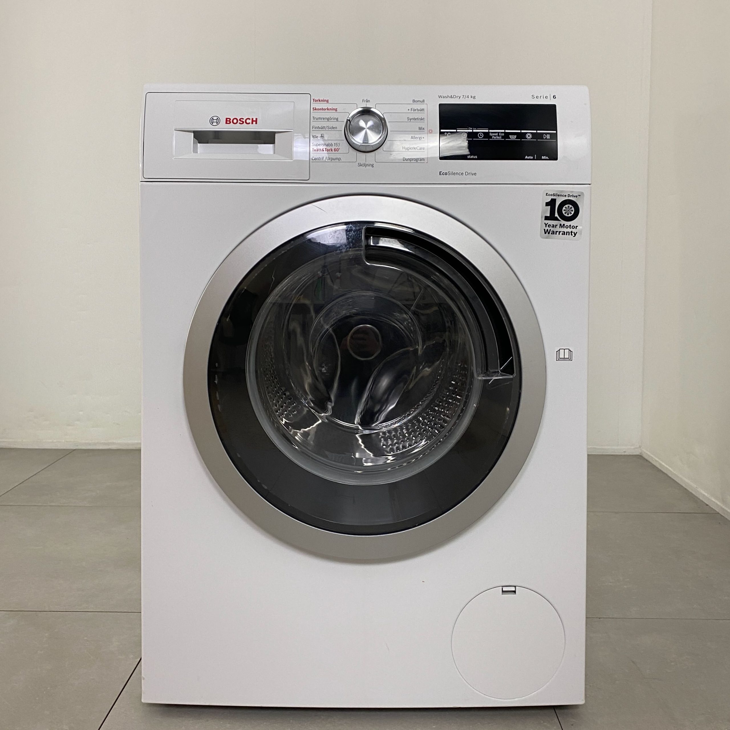 BOSCH Tvätt/Tork-kombi WVG30444SN K1597