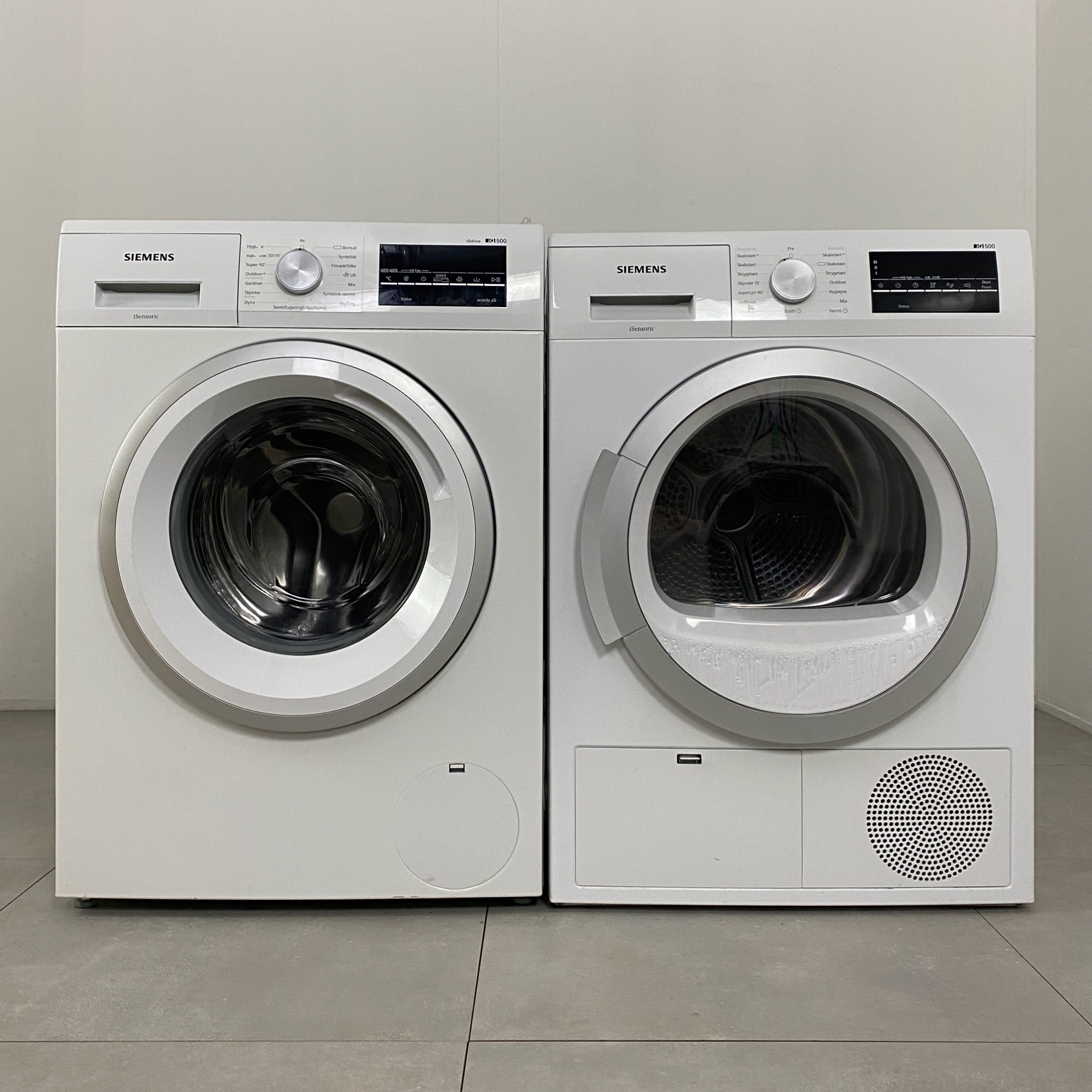SIEMENS Tvätt/Tork-Set WM14T49EDN/WT46G407DN K2251