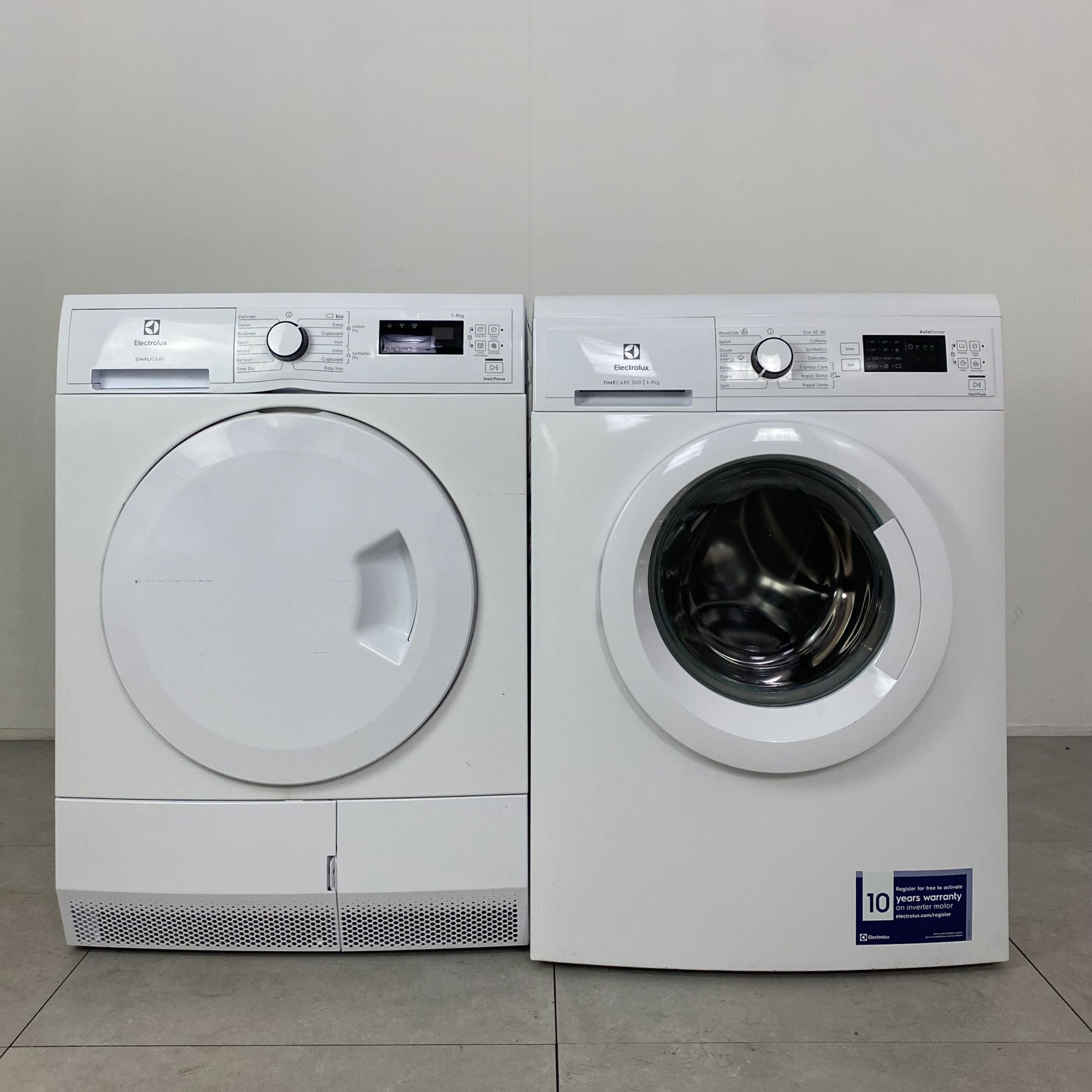 ELECTROLUX Tvätt/tork-set EW2F2027R3/EW2C327R1 K2362