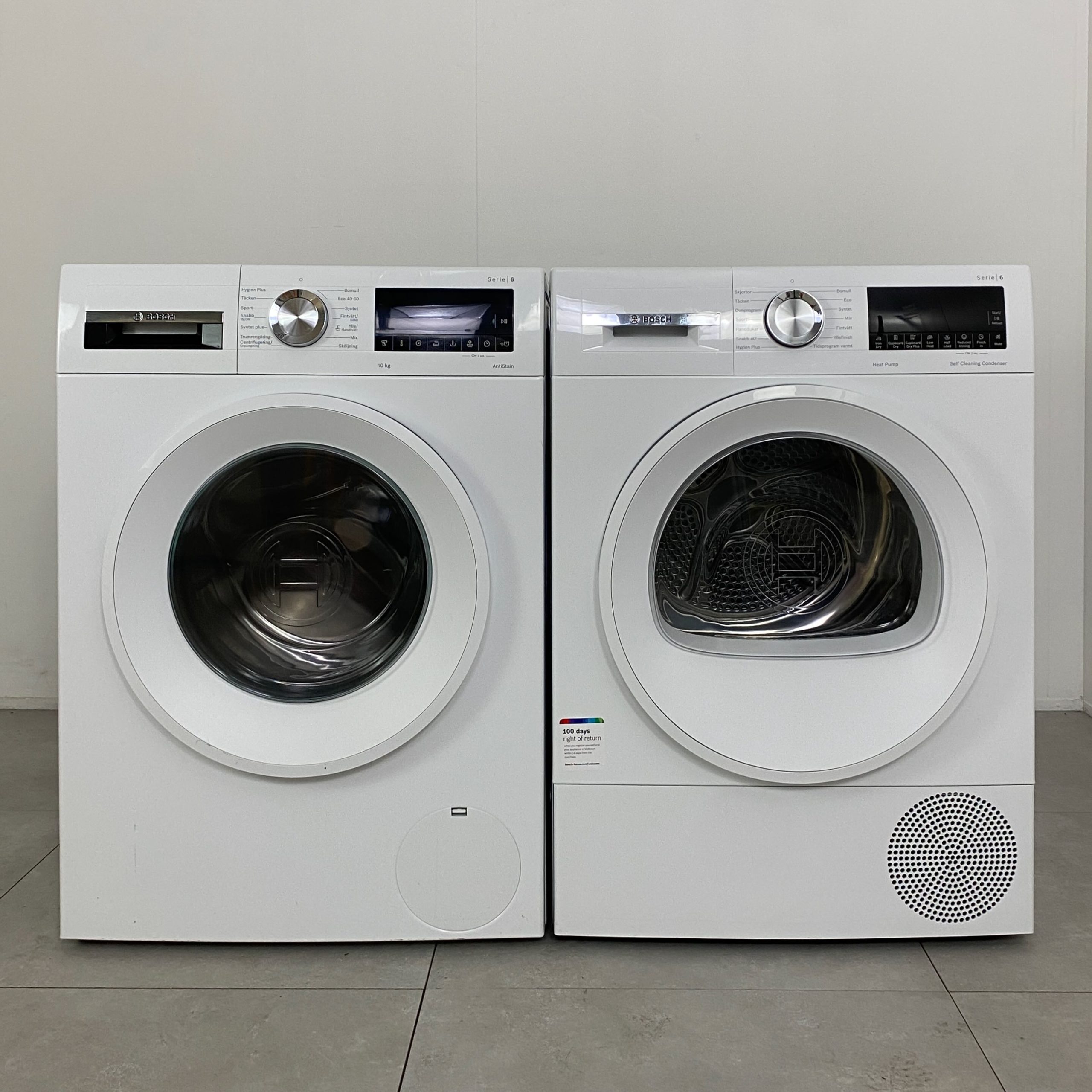 BOSCH Tvätt/tork-set WGG2540MSN/WQG2450MSN K2416