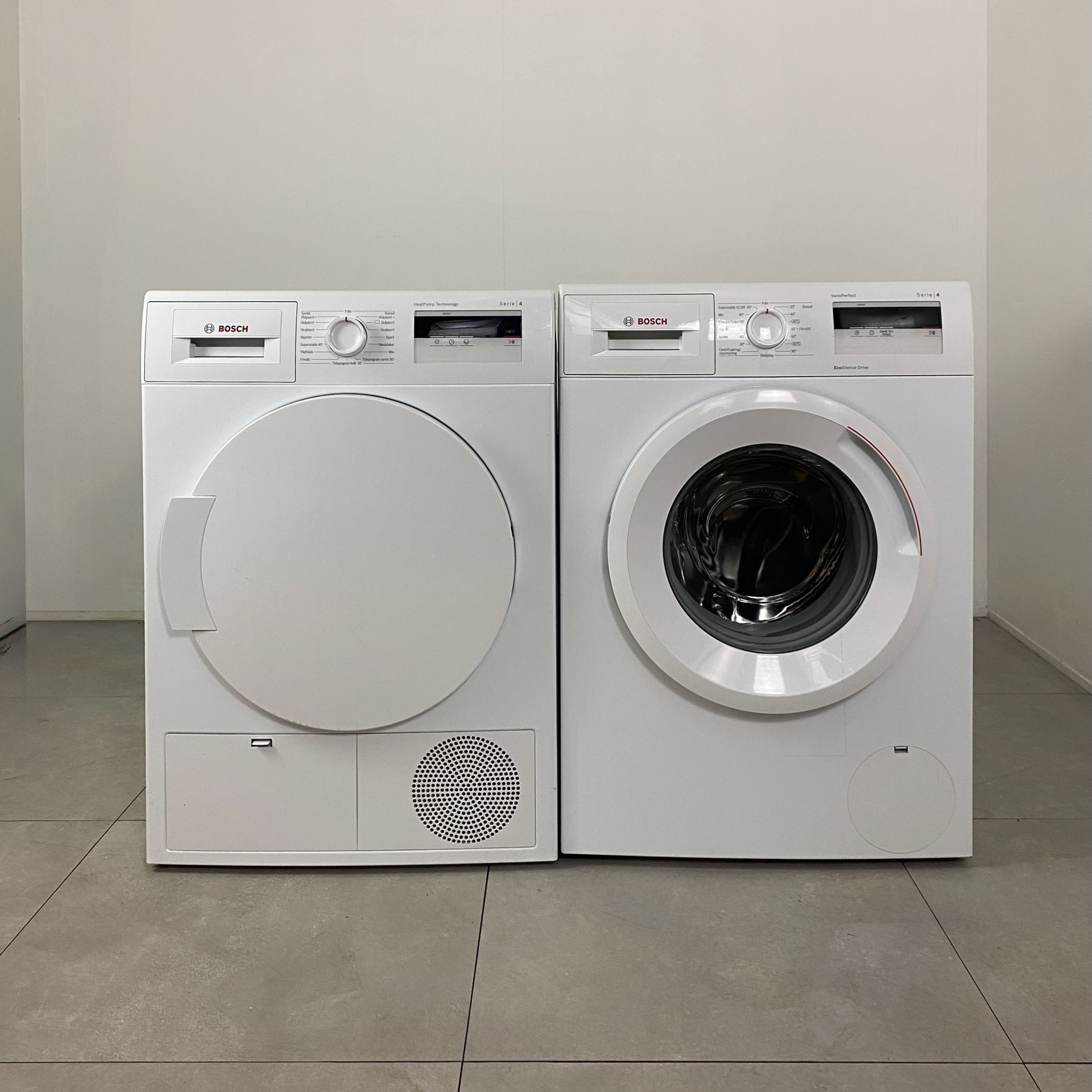 BOSCH Tvätt/tork-set WAN280L7SN/WTH83007SN K2563