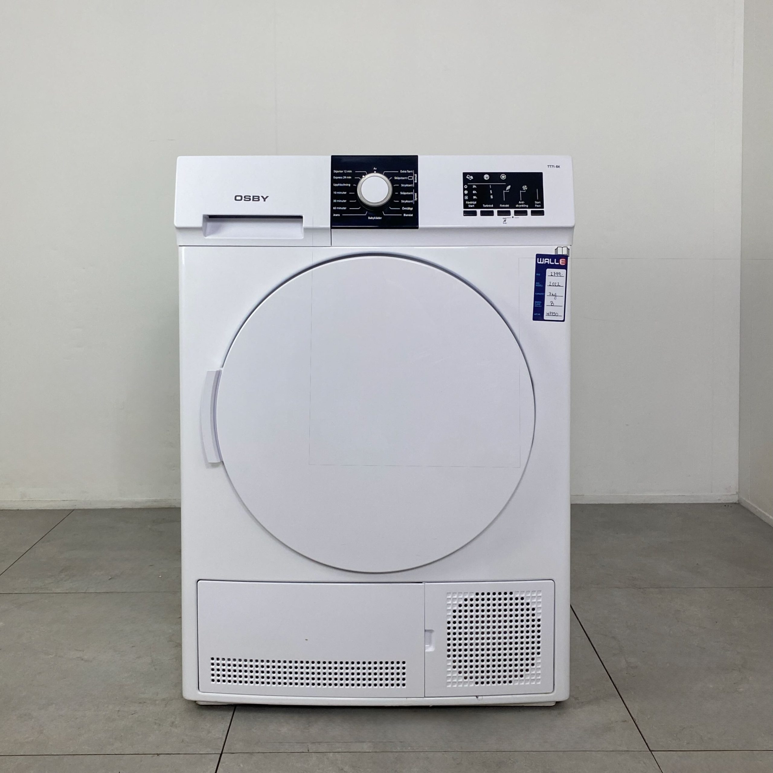 OSBY Torktumlare TT71-BK K2523