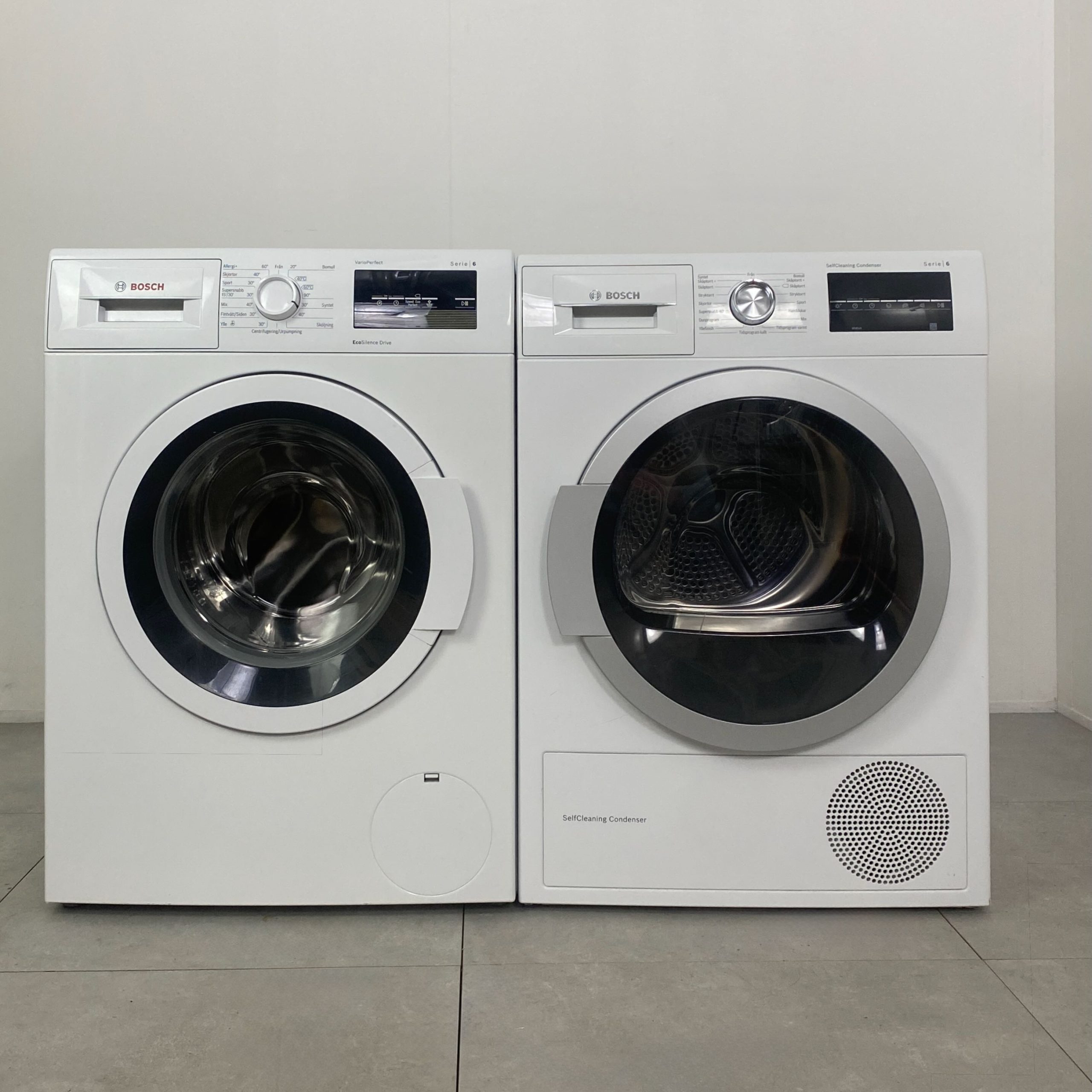 BOSCH Tvätt/tork-set WAT283L8SN/WTW874B8SN K2725