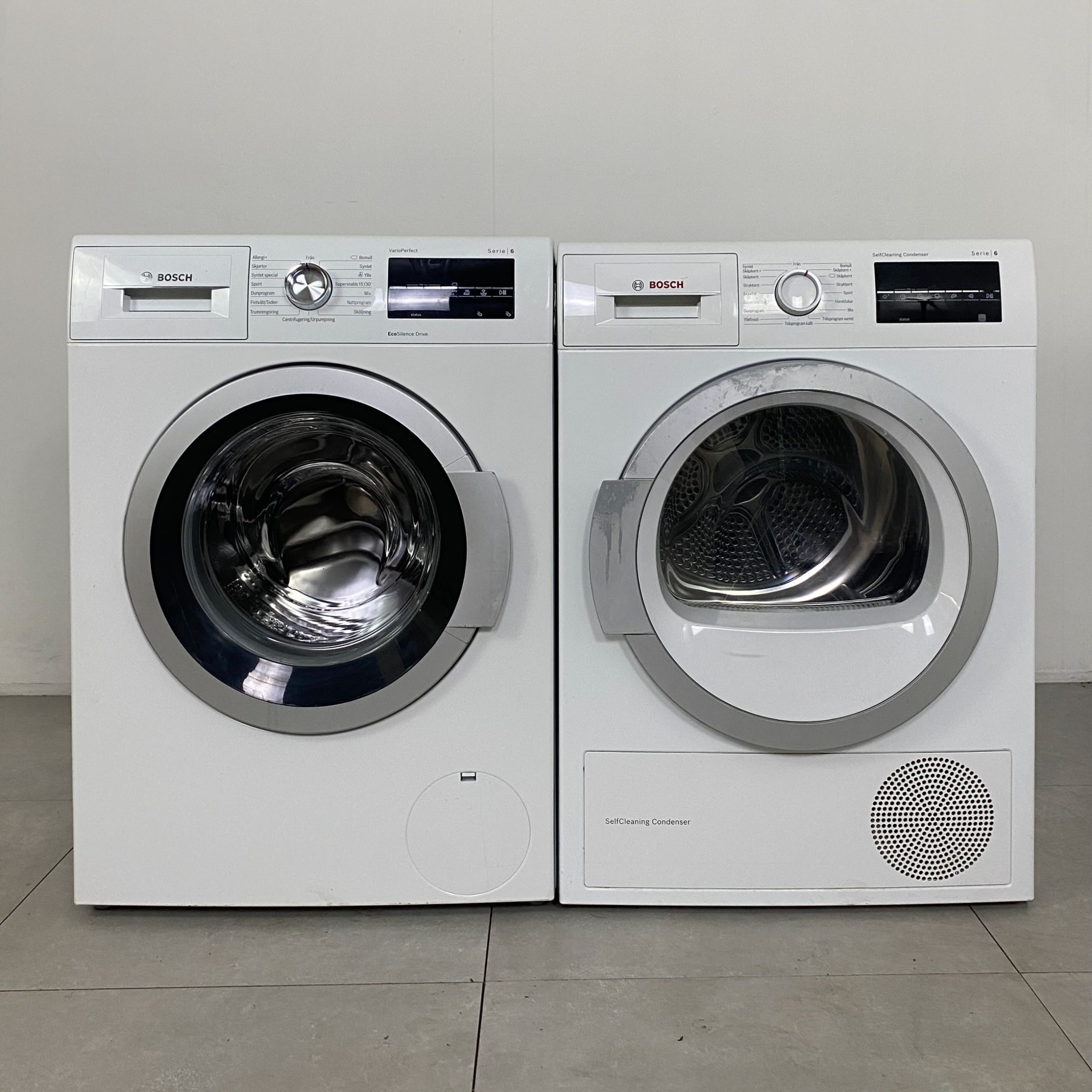 BOSCH Tvätt/tork-set WAT284B9SN/WTW854M9SN K2868