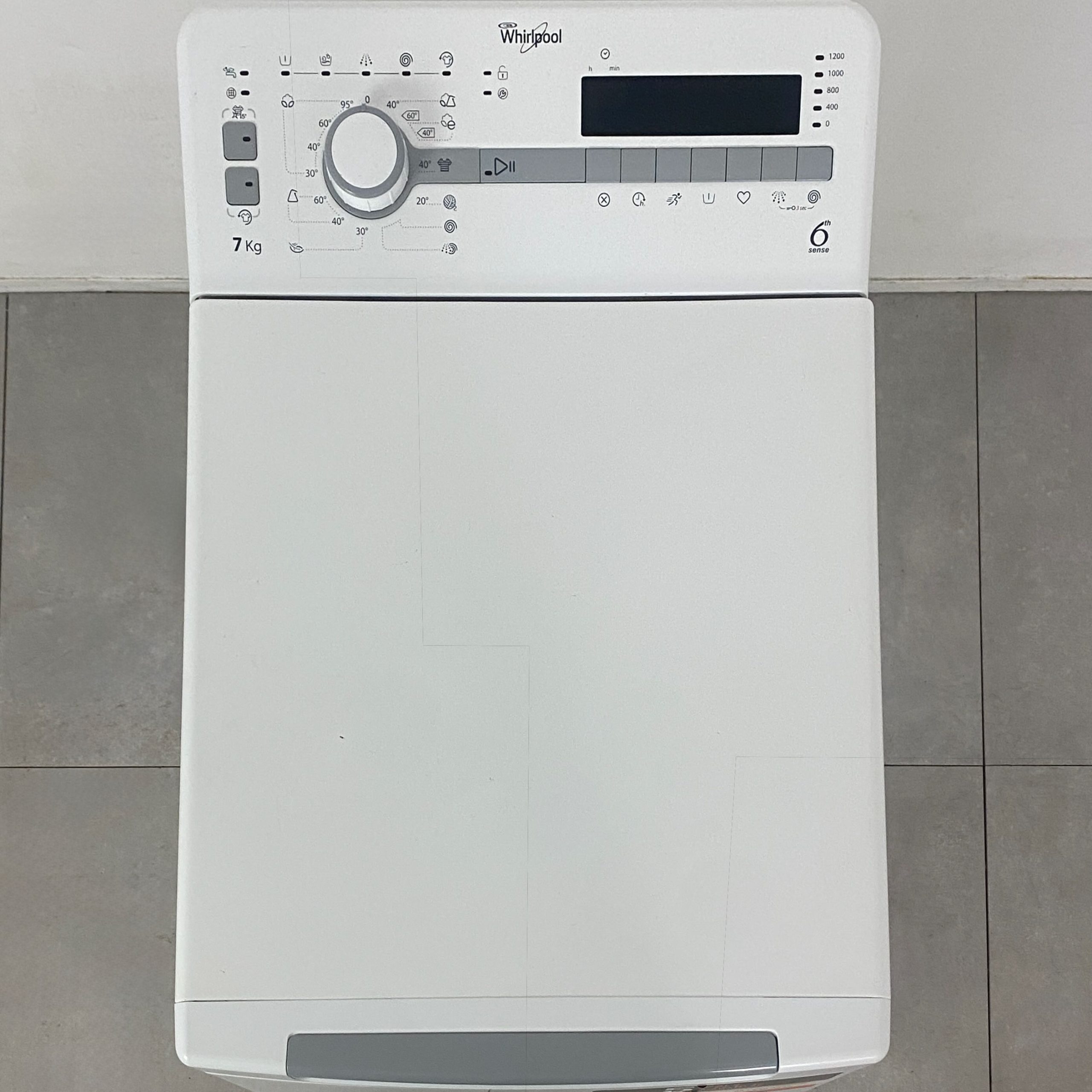 WHIRLPOOL Toppmatad tvättmaskin TDLR6230S K2880 - Bild 2